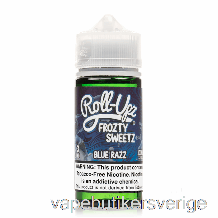Vape Sverige Blå Hallonis - Juice Roll-upz E-liquid - 100ml 6mg